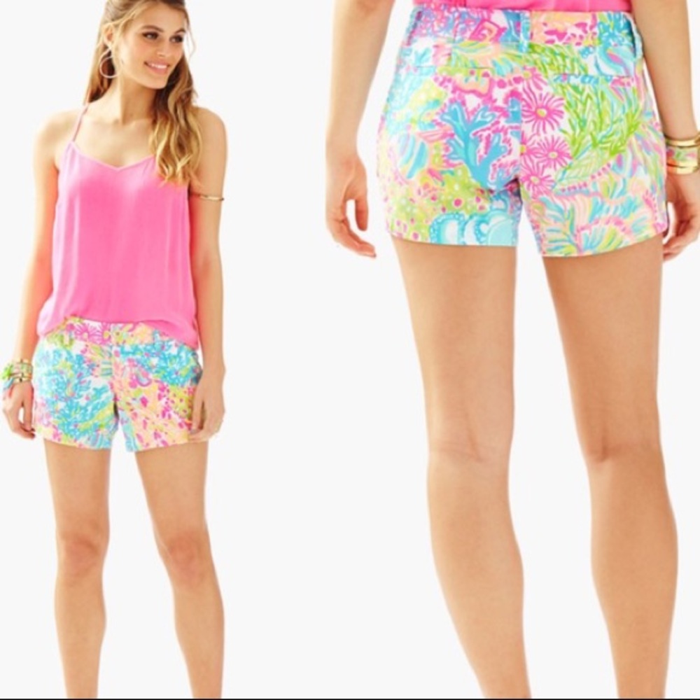 Lily Pulitzer Lovers Coral Callahan Short